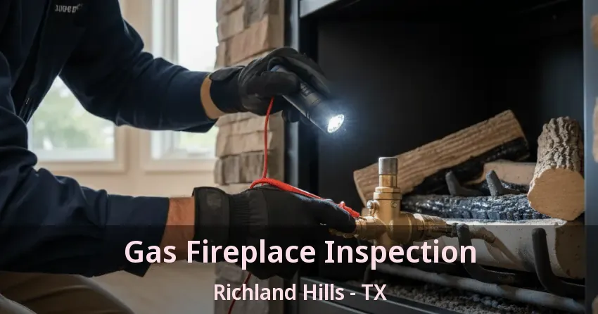 Gas Fireplace Inspection Richland Hills - TX