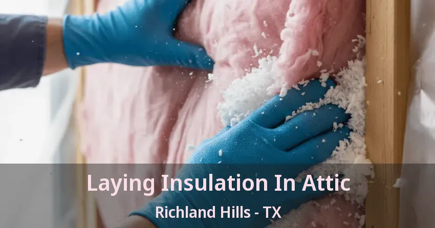 Laying Insulation In Attic Richland Hills - TX