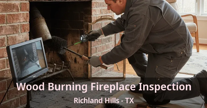 Wood Burning Fireplace Inspection Richland Hills - TX